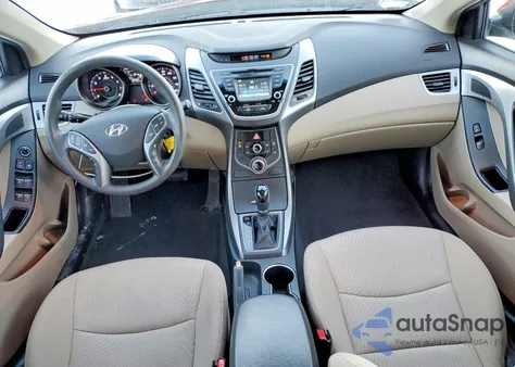 2015 Hyundai Elantra Se from USA, damaged, VIN 5NPDH4AE8FH554877